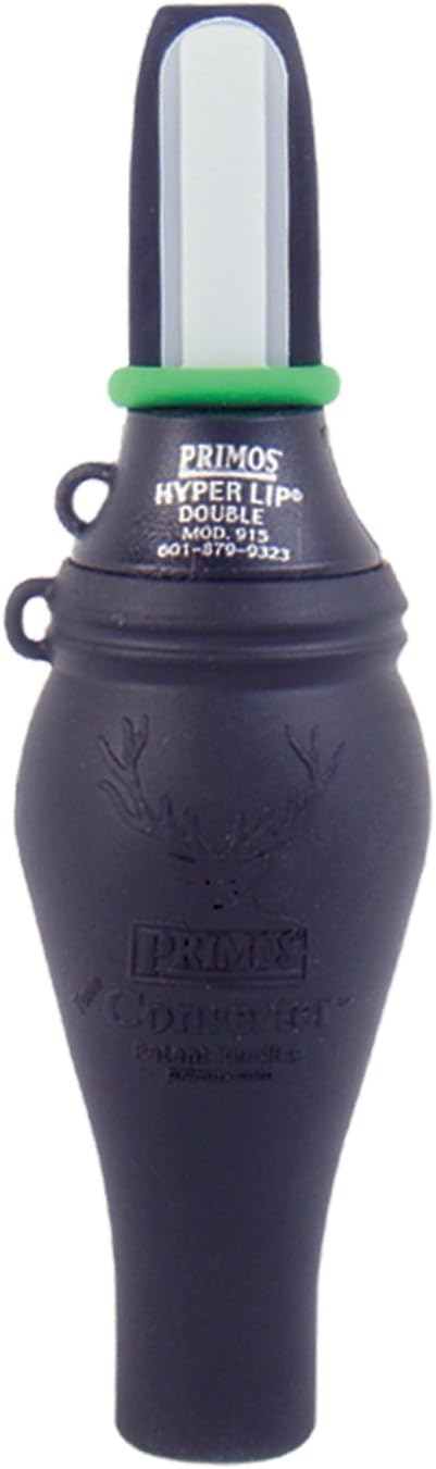 Primos Hunting PS934 Elk Call, Hyper Lip Double with Tone Converter