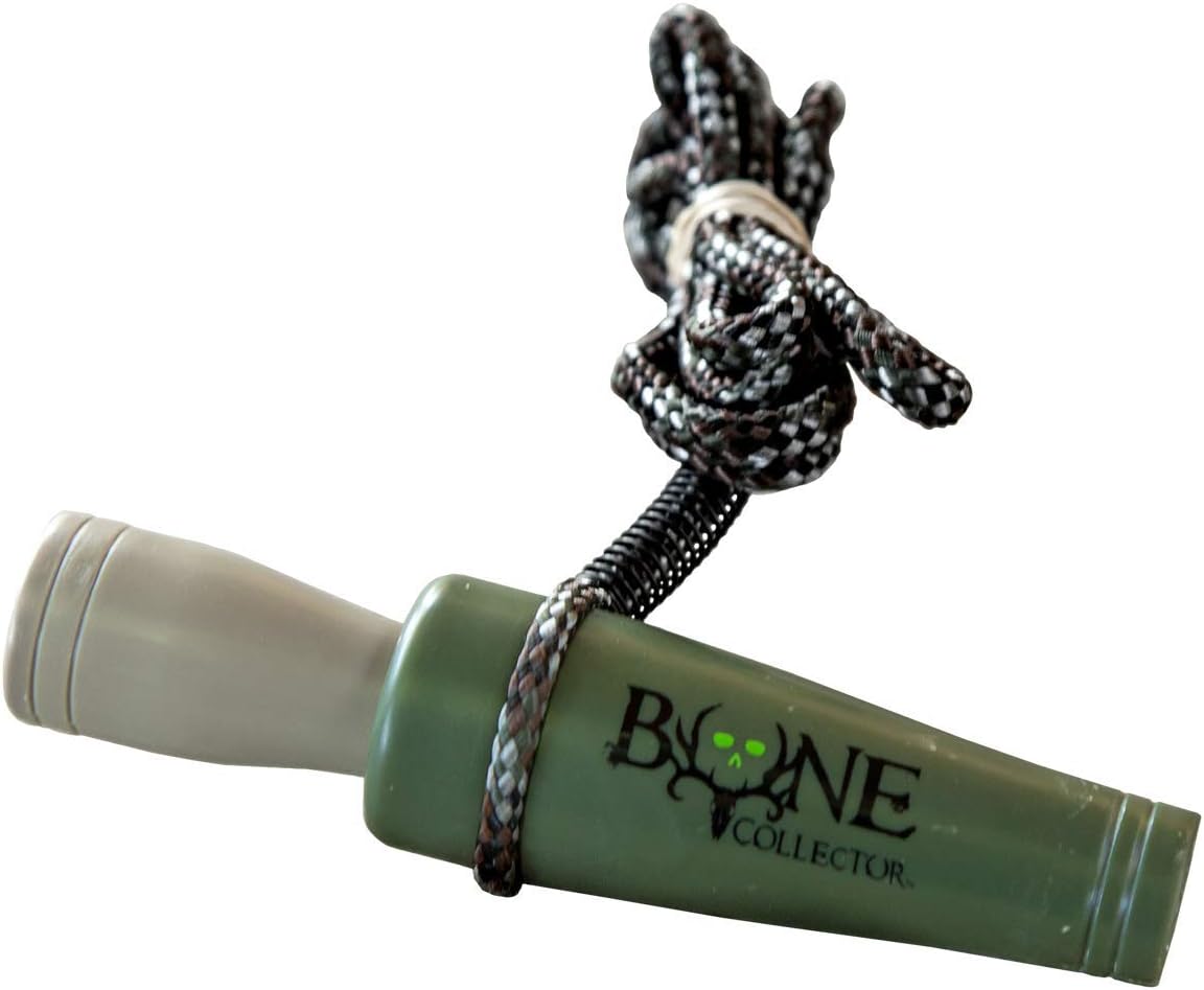 Bone Collector Realistic Doe Bleat Game Call by Michael Waddell | Ideal for Rut Hunting | Compact & Weatherproof Deer Caller