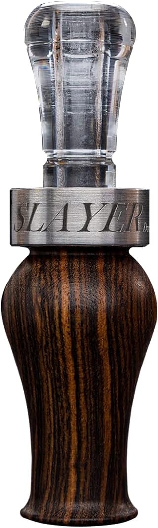 Suzie Slayer Double Reed Duck Call | Mallard Hunting Call | Traditional Wooden Duck Call | Realistic & Authentic in Tone | Duck Hunting Accessories