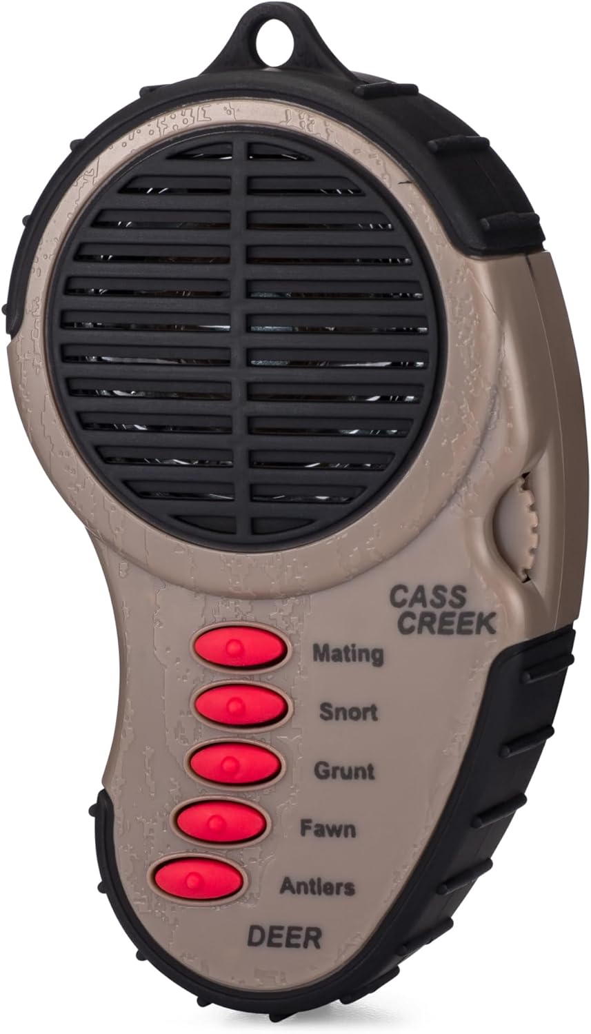 Cass Creek Ergo Call, Handheld Electronic Hunting Call, Compact Design, 5 Authentic Calls in 1, Expert Calls for Everyone