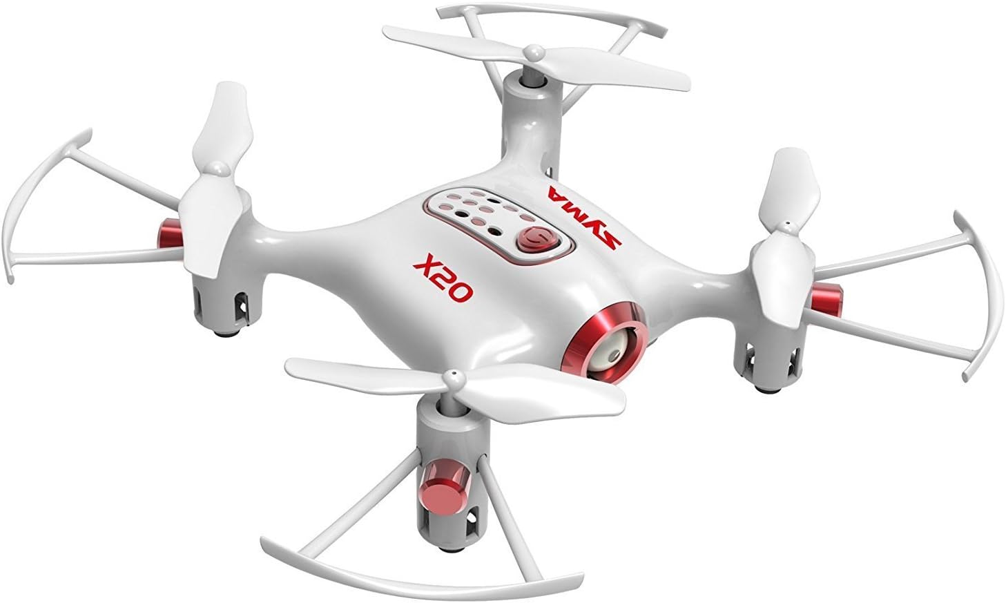Cheerwing Syma X20 Mini Drone RC Nano Quadcopter with Auto Hovering 3D Flip(White)