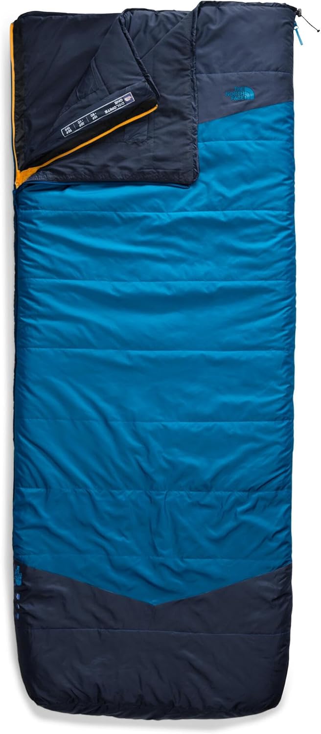 The North Face Sleeping-Bags Dolomite One 15F / -9C, 3-in-1 Insulated Sleeping Bag | Water Repellent, Rectangular Shape, Fleece Lined Mid Layer