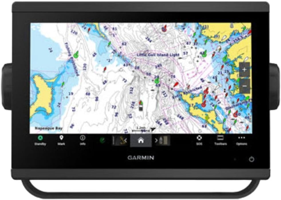 Garmin 010-02366-61 GPSMAP 943xsv SideVü, ClearVü and Traditional Chirp Sonar with Mapping – 9″, Navionics+