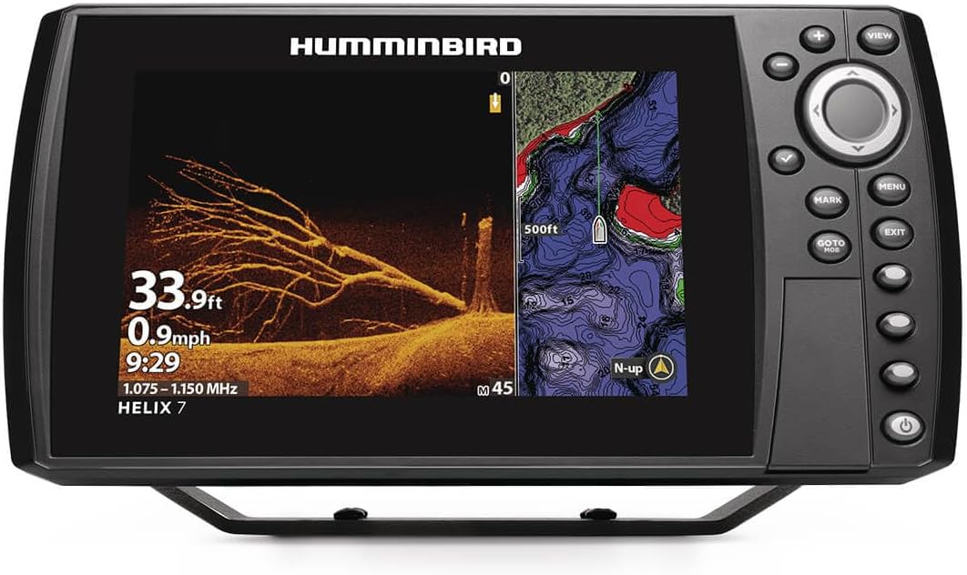 Humminbird Helix 7 G4N GPS Fish Finder with Dual Spectrum Chirp Sonar & MEGA Down Imaging