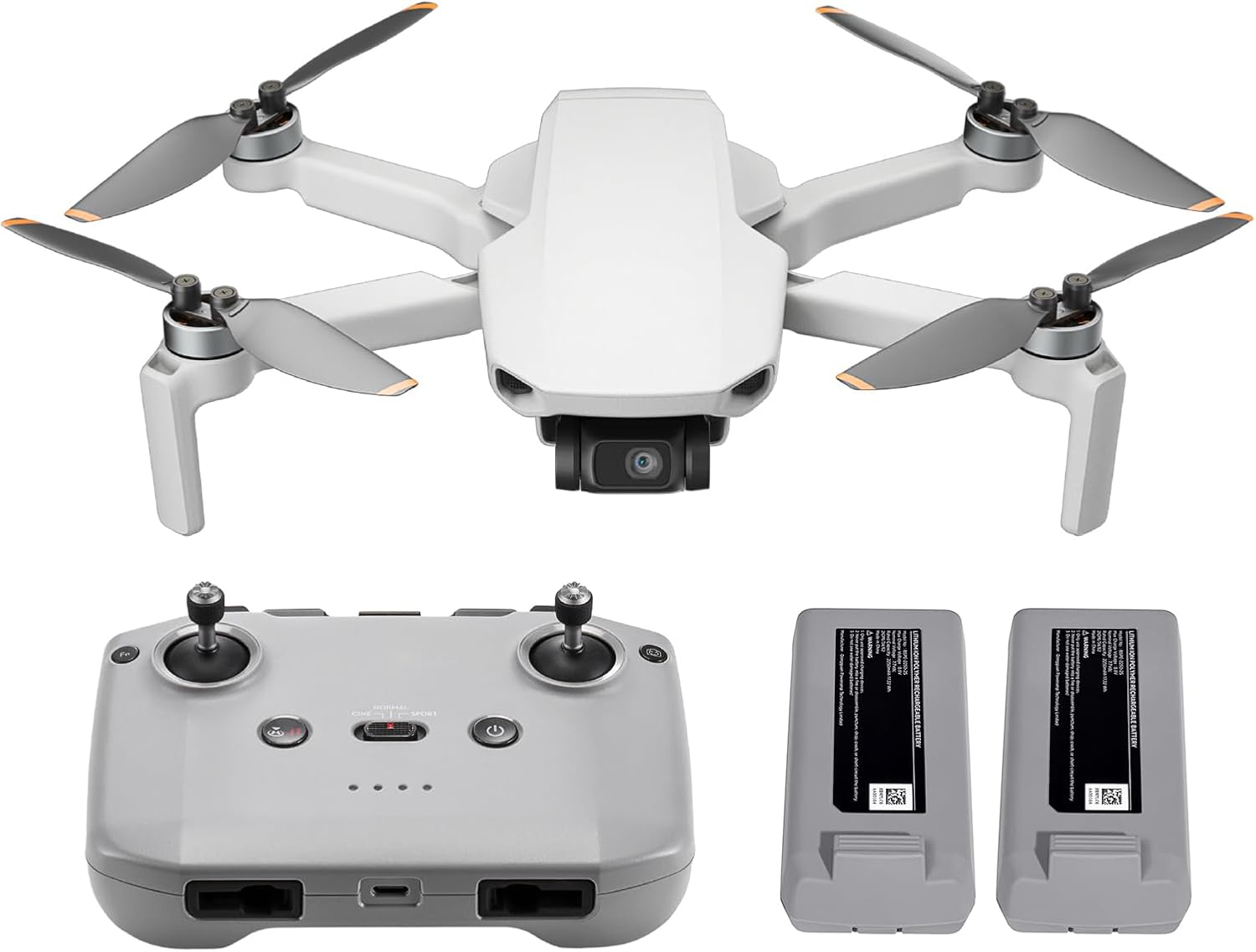 Specta Mini Drone Combo with 2 Batteries, 4K/30fps Video, 32800ft FPV Transmission, Easy to Fly, 3 Aixs Gimbal, 62-Min Flight, Under 249g Portable Drone for Beginners