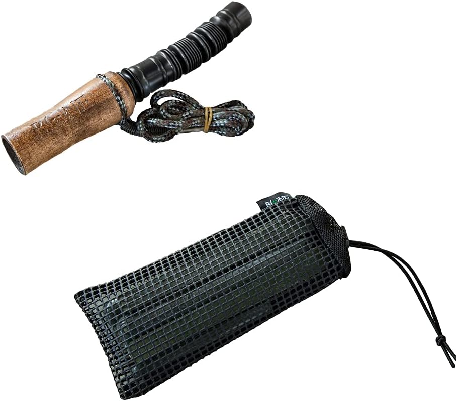 Bone Collector Ruttin’ Pack – Ol’ Faithful Deer Grunt Call & Bag-O-Bone Rattle Bag Combo for Trophy Buck Hunting – Made in the USA