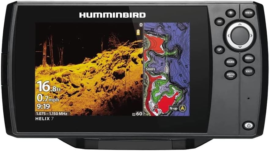 Humminbird Helix 7 Chirp MEGA DI GPS G4 Fish Finder with 7″ Display and Built-in Basemap – 411610-1