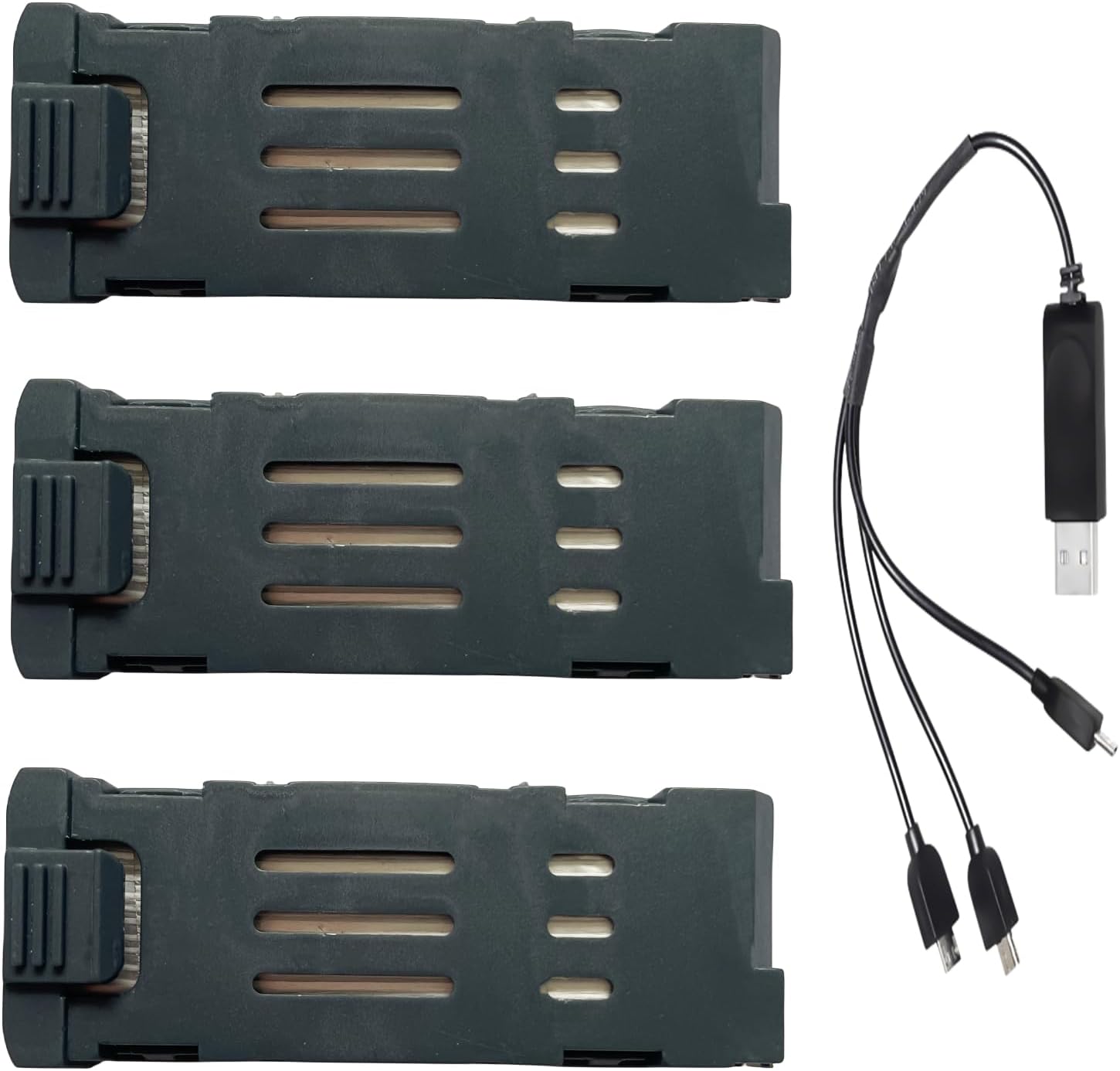 3.7V 600mAh Battery for E58 S168 JY019 JD-19 Drone Battery E58 Drone Battery with USB Charging Cable