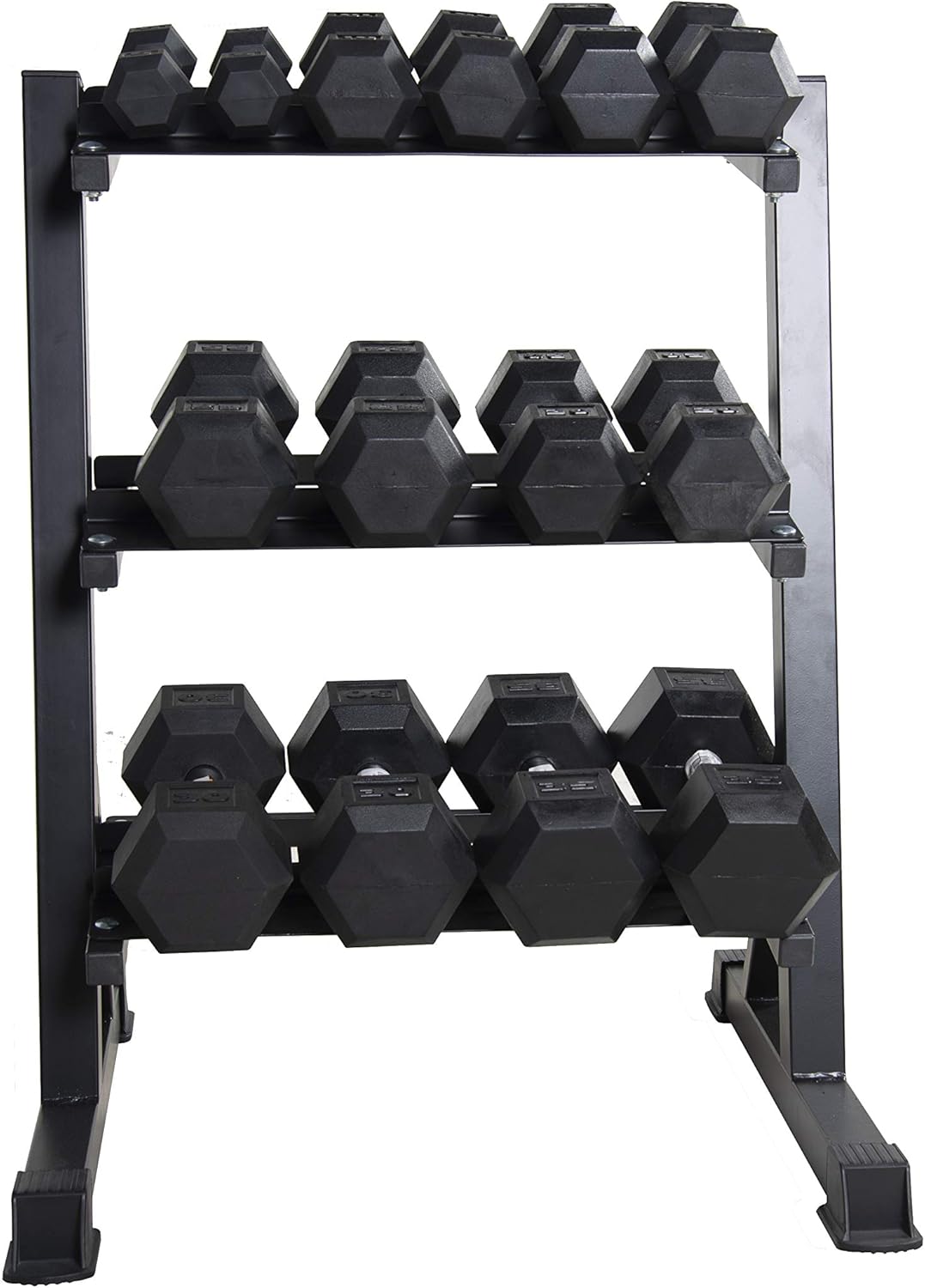 CAP Barbell Dumbbell Set with Rack | Multiple Options 280 lb, 550 lb & 1200 lb