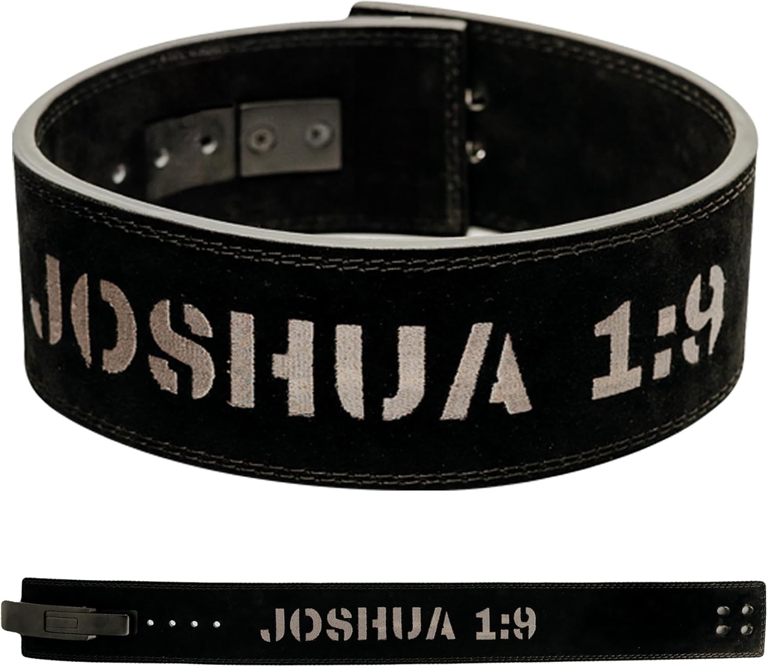 Christian Lever Weight Lifting Belt- 10mm Thick Leather Weightlifting Belt for Men & Women- Durable Leather Weight Belt for Men- High Strength Powerlifting Belt- Squat Belt, Deadlifting Belt