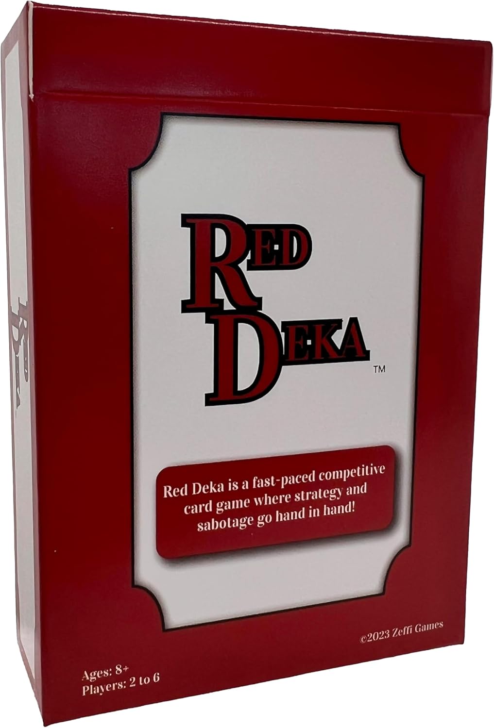 Red Deka Card Game – Sabotage is The Strategy – Perfect for Game Night with Family and Friends