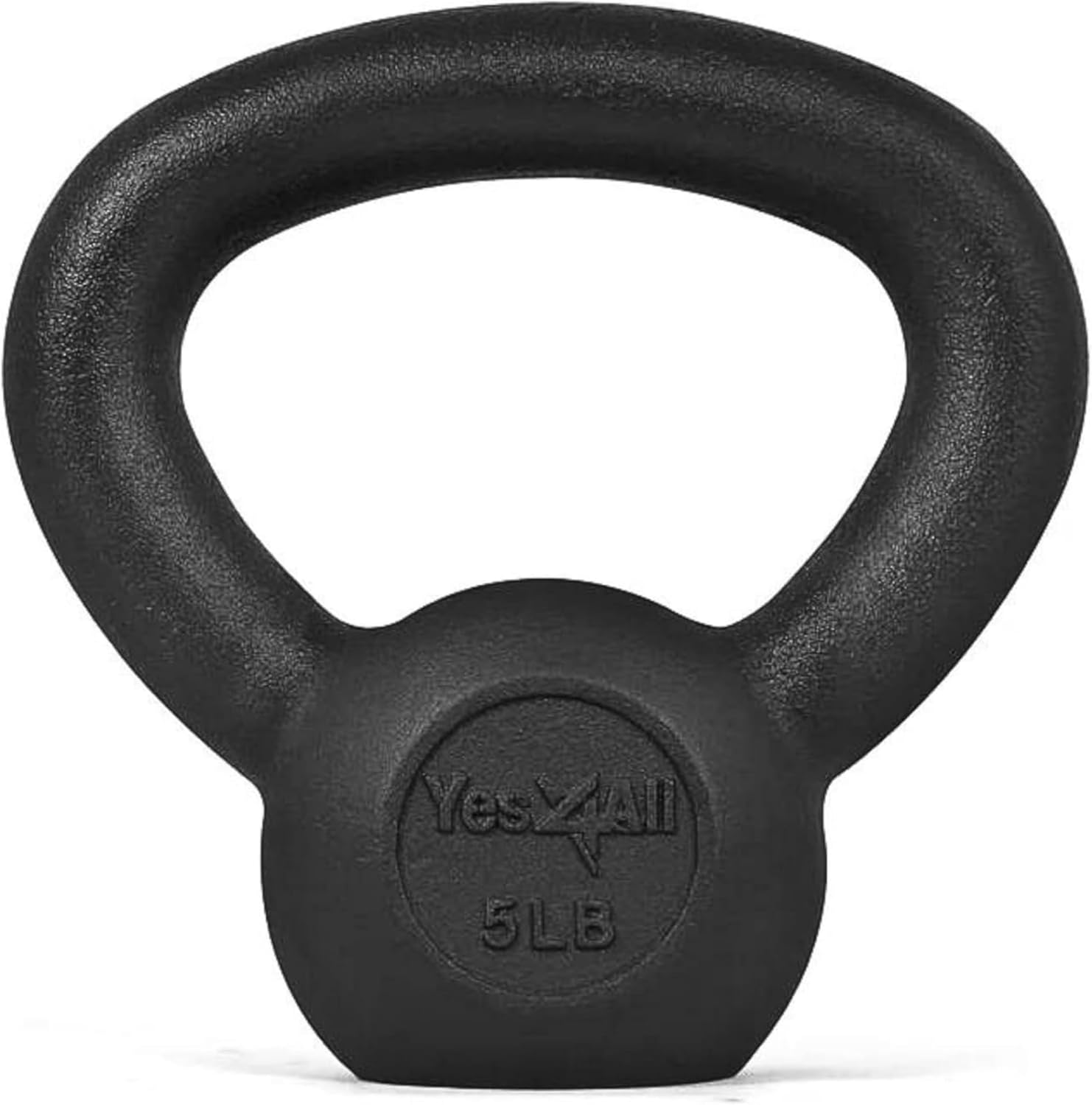 Yes4All Cast Iron Kettlebell, Strength Training Kettlebells 5-80 Lb (5,10,15,20,25,30,35,40,45,50,60,70,80 Lb) for Full Body Workout, Push up, Strength Training – Single & Kettlebell Set of 2 for Men
