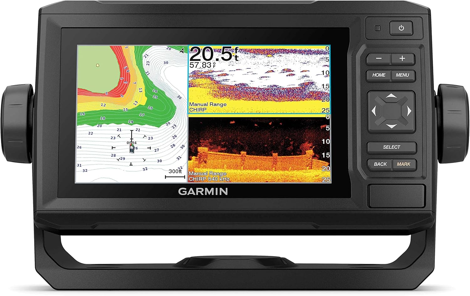 Echomap 63Cv UHD with U.S. LakeVü G3 and GT24UHD-TM Transducer