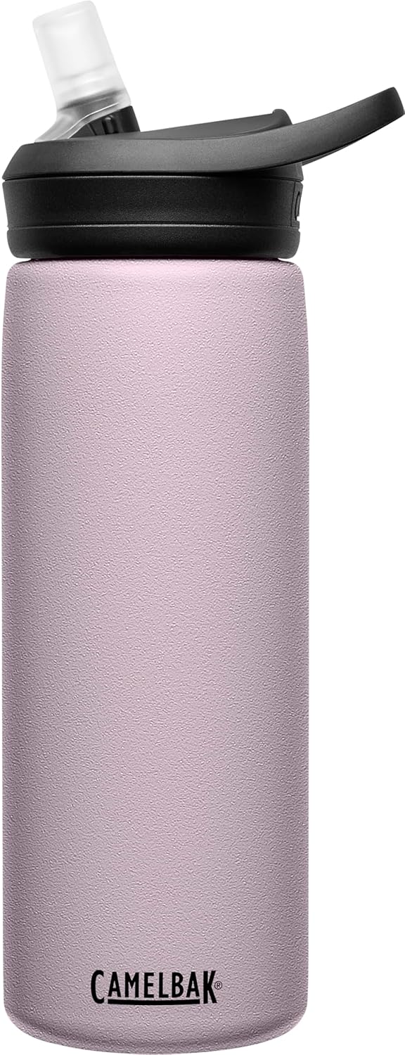 CamelBak Eddy+ Insulated Stainless Steel Bite Valve Straw Water Bottle Purple Sky, 20oz