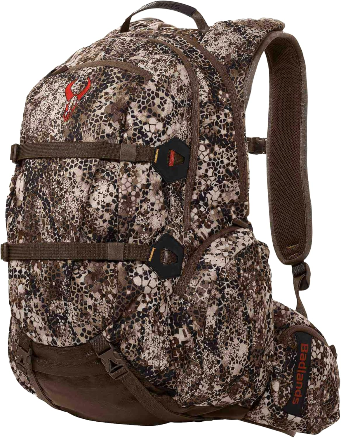 Badlands Superday Hunting Pack – Rifle and Bow Boot, Hip-Belt Holster, Molded Foam Suspension, Hydration-Compatible