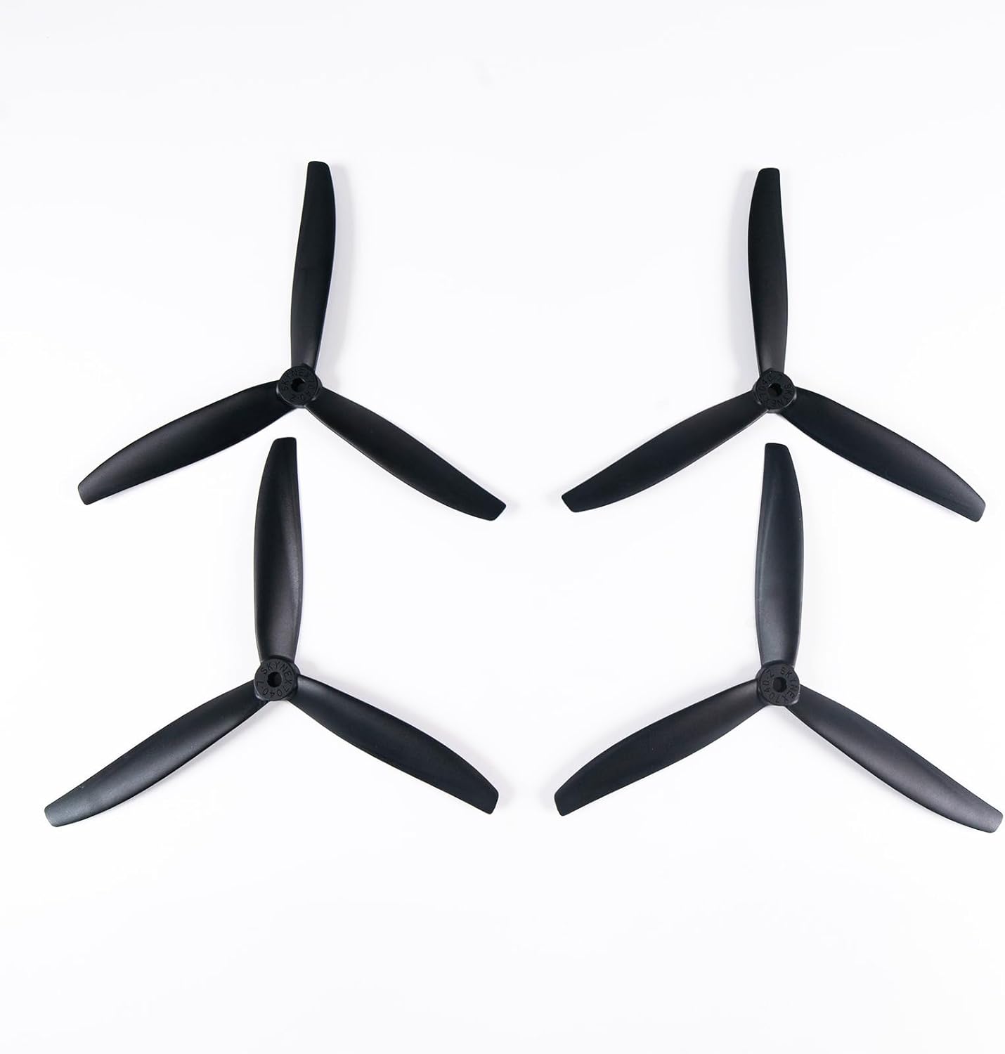 7-Inch Glass Fiber Nylon Propellers, 3-Blade Props for Cinelifter FPV Drones, Black (4 pcs – 2 CW, 2 CCW)