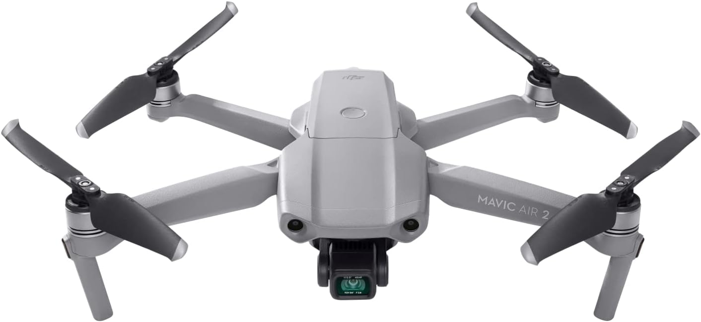 DJI Mavic Air 2 – Drone Quadcopter UAV with 48MP Camera 4K Video 8K Hyperlapse 1/2″ CMOS Sensor 3-Axis Gimbal 34min Flight Time ActiveTrack 3.0 Ocusync 2.0, Gray