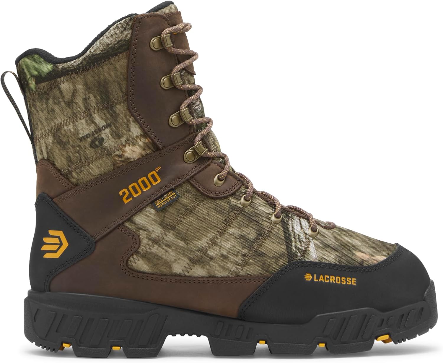LaCrosse Men’s Cold Snap 9” Hunting Boots featuring 2000G Thinsulate Ultra Insulation, Grippy Permafrost Outsole, and Supportive EVA Footbed