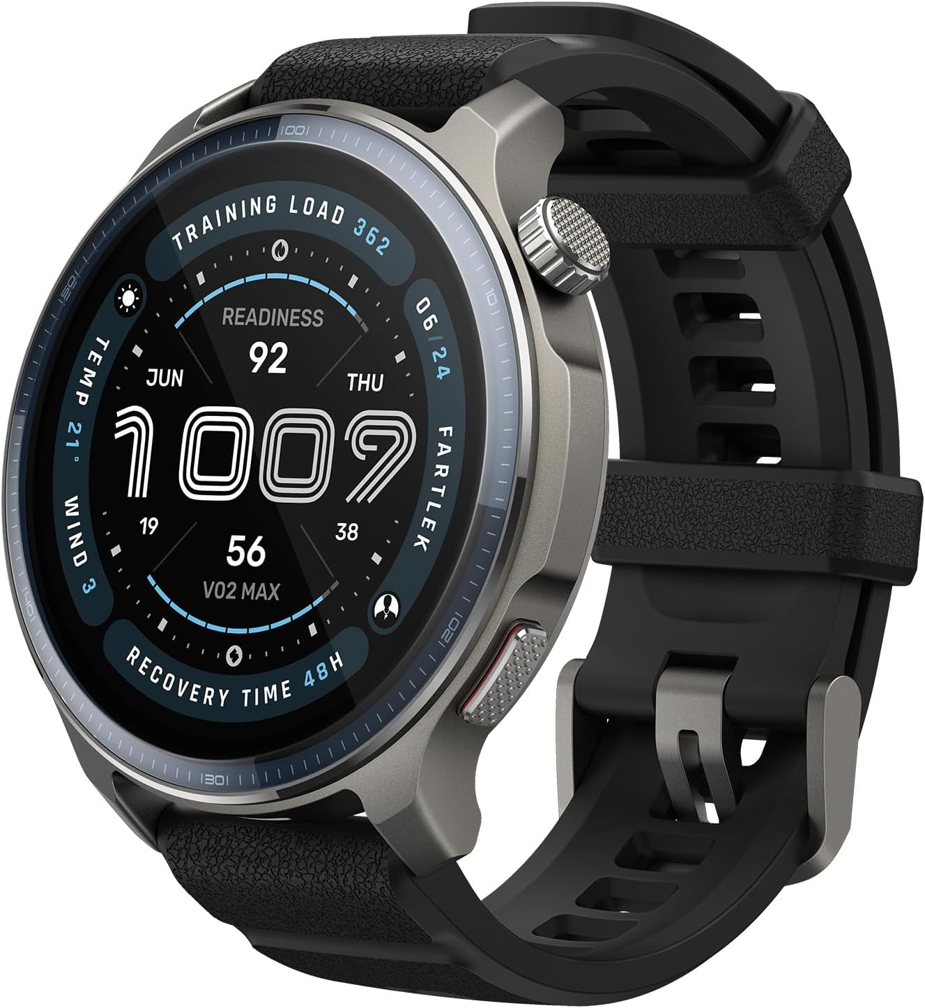 Amazfit Balance 2 Smart Watch 47mm 1.5″ AMOLED Sapphire Glass, Offline Maps, Dual Band GPS, 21 Days Battery, 170+ Sport Modes, Hyrox & Golf Mode, Heart Rate & Sleep Tracker for Android & iPhone