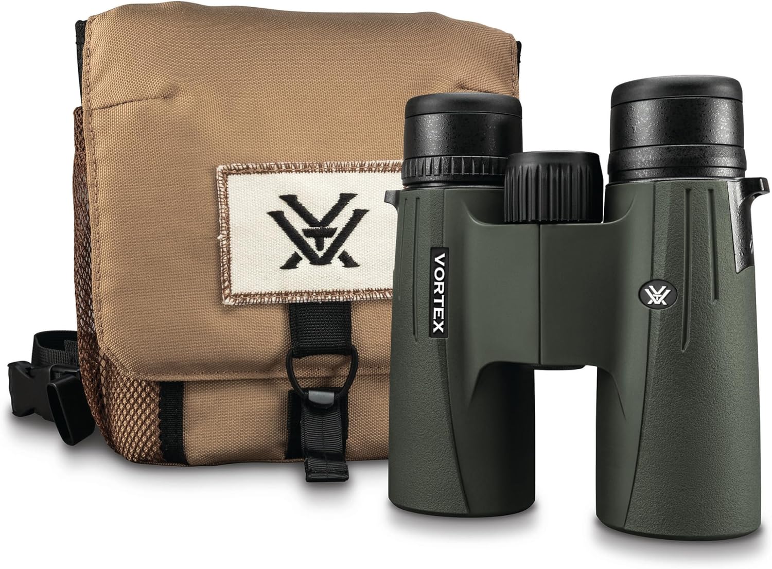 Vortex Viper HD Roof Prism Binoculars 8×42 – HD Optical System, Tripod Adaptable, Rubber Armor, Waterproof, Shockproof, Included GlassPak – Unlimited, Unconditional Warranty