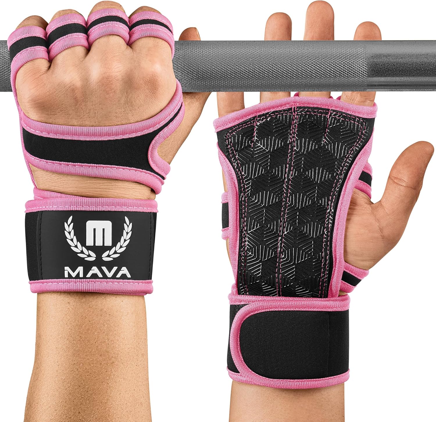 Mava Sports Weight Lifting Gloves with Wrist Support, Work Out Gloves, Gym Gloves – Great for Cross Training, Pull Ups, Calisthenics and Gym, Workout Gloves for Men & Women