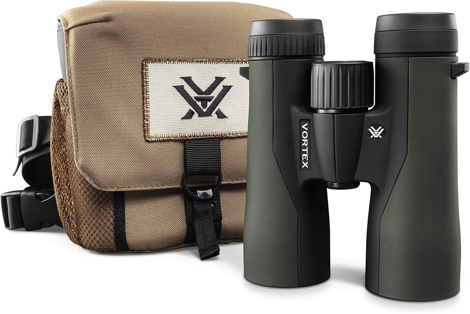 Vortex Crossfire HD 10×42 Binoculars – HD Optical System, Tripod Adaptable, Rubber Armor, Waterproof, Fogproof, Shockproof, Included GlassPak – Unlimited, Unconditional Warranty