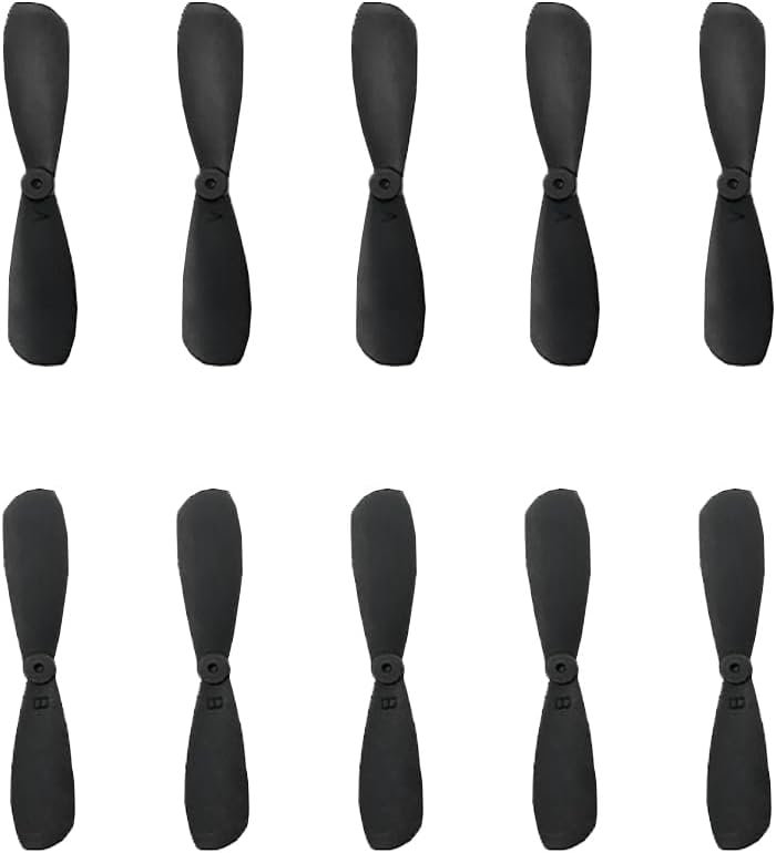 10PCS Mini Propellers 46mm 2-Blades Nylon Positive and Negative Propellers for RC Airplane Plane Helicopter DIY Model Toy Accessories