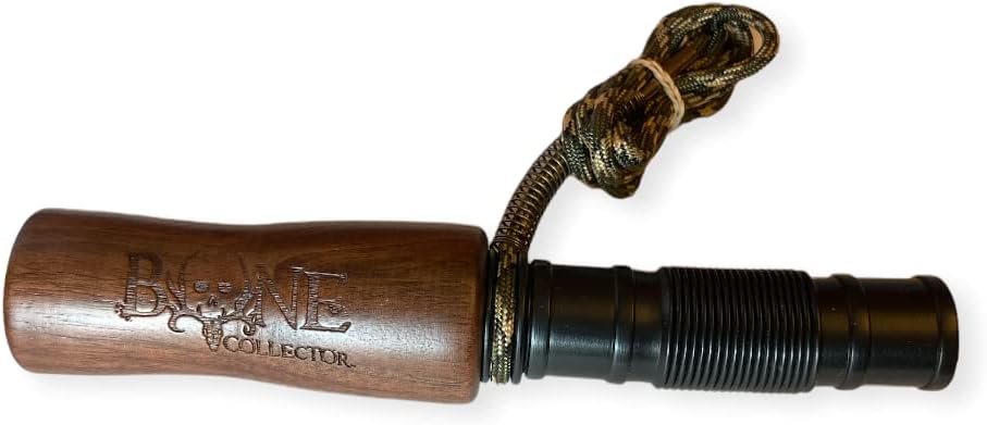 Bone Collector Game Calls Ol’ Faithful Grunt Call – Reliable Dominant Buck Vocalization with Extendable Tube and Walnut Barrel, Expertly Tuned, and Made in The USA