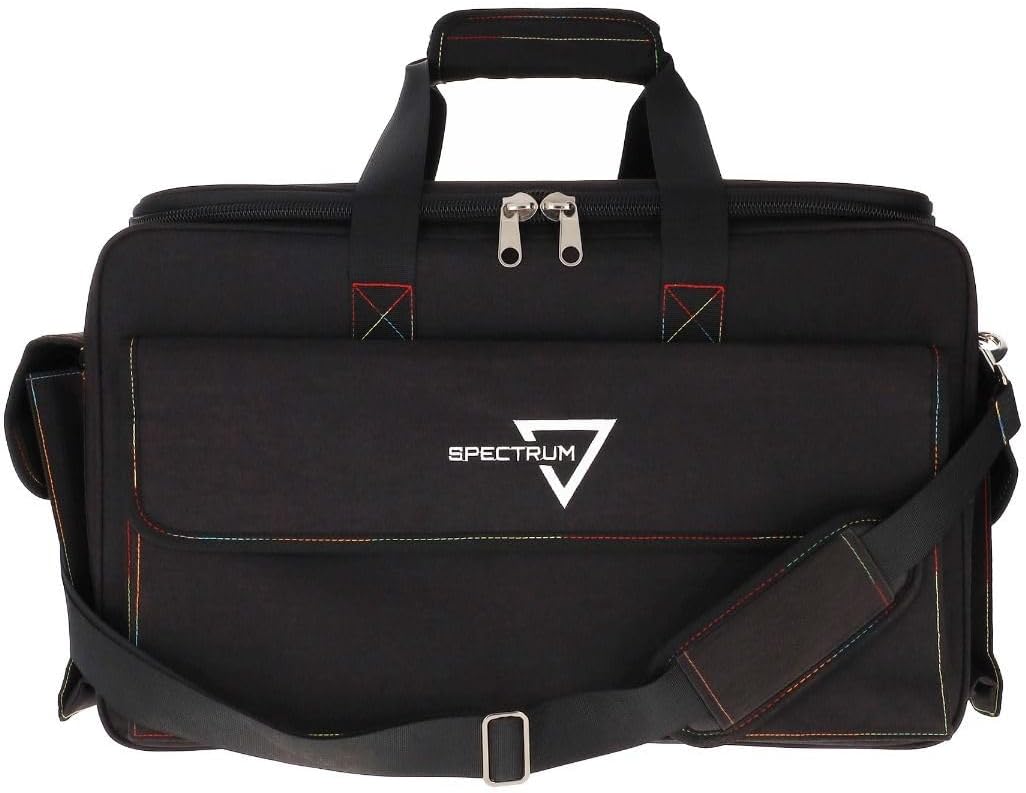 BCW Spectrum Board Game Bag | Durable Duffle for 6-8 Board Games | Expandable Pockets & Storage | Comfortable Removable Shoulder Strap | Easy Top & Side Access