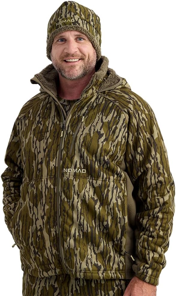 NOMAD Men’s Harvester Vx3 Jacket – Insulated, Wind-resistant, and Quiet Hunting Jacket for Cold-weather Performance