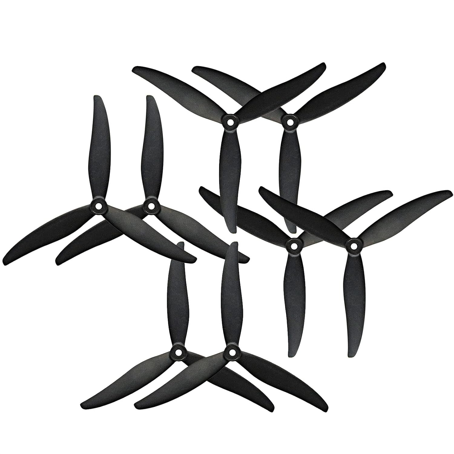 Gemfan Cinelifter 7037 7-Inch 3-Blade Glass Fiber Nylon Props, 4CW + 4CCW