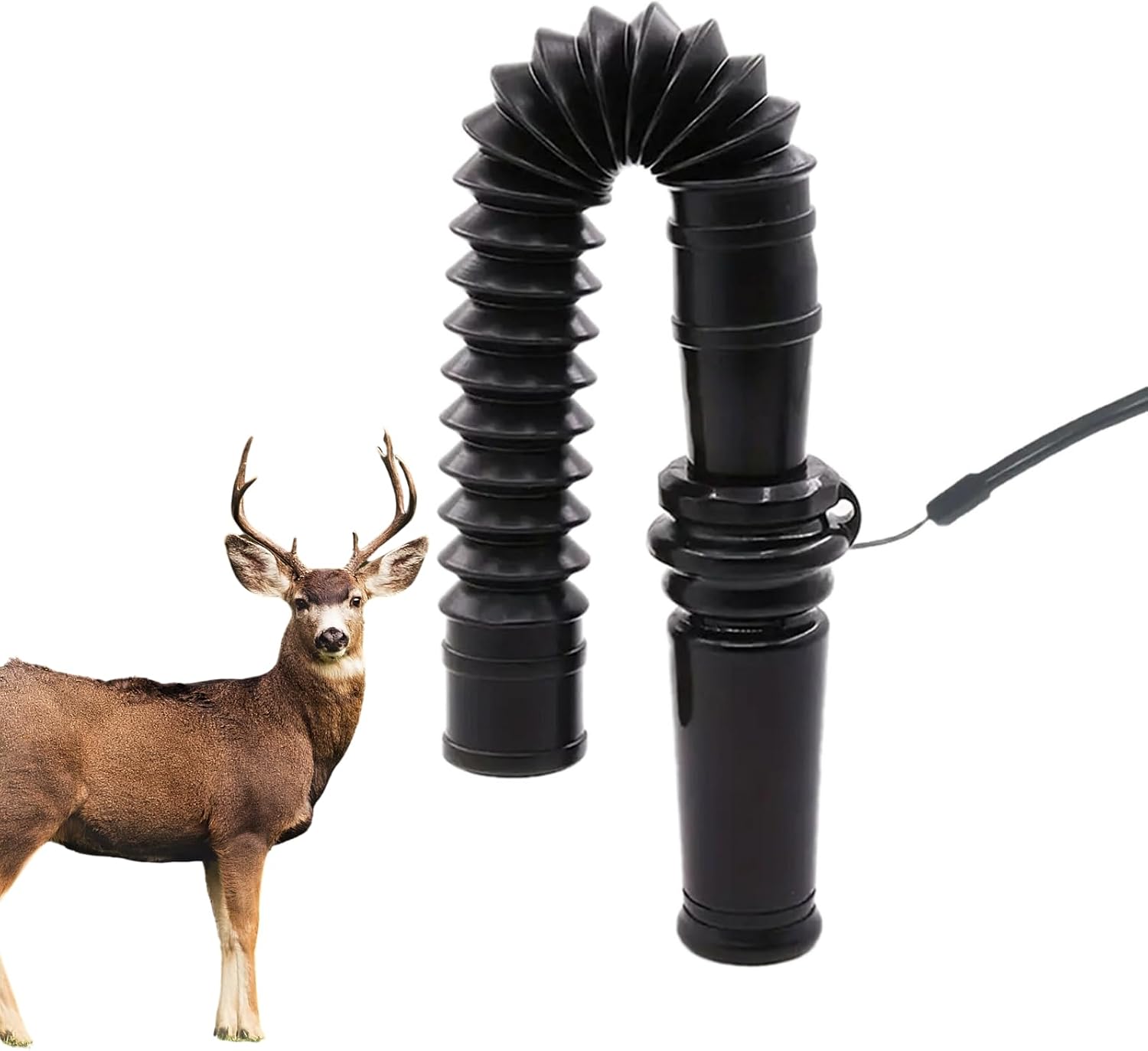 Hunting Deer Call – Grunt Tube, Grunt Call for Deer Hunting with Lanyard, Portable Hunters Lures with Realistic Vocalizations, Hunters Lures for Open Field Stalking Forested Grounds