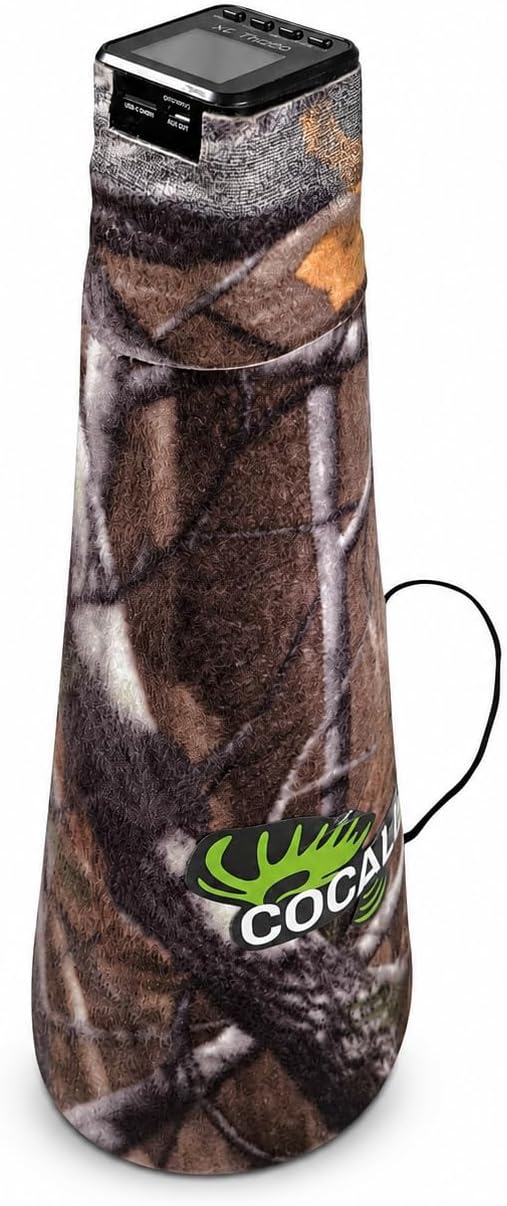 2XB Electronic Game Call with Bluetooth & App | 150ft Range Low Pitch Hunting Caller for Deer & Bear | Moose Call for Hunting with Camouflage Wildlife Sound Device | SD Card Included & 1-YR App Access