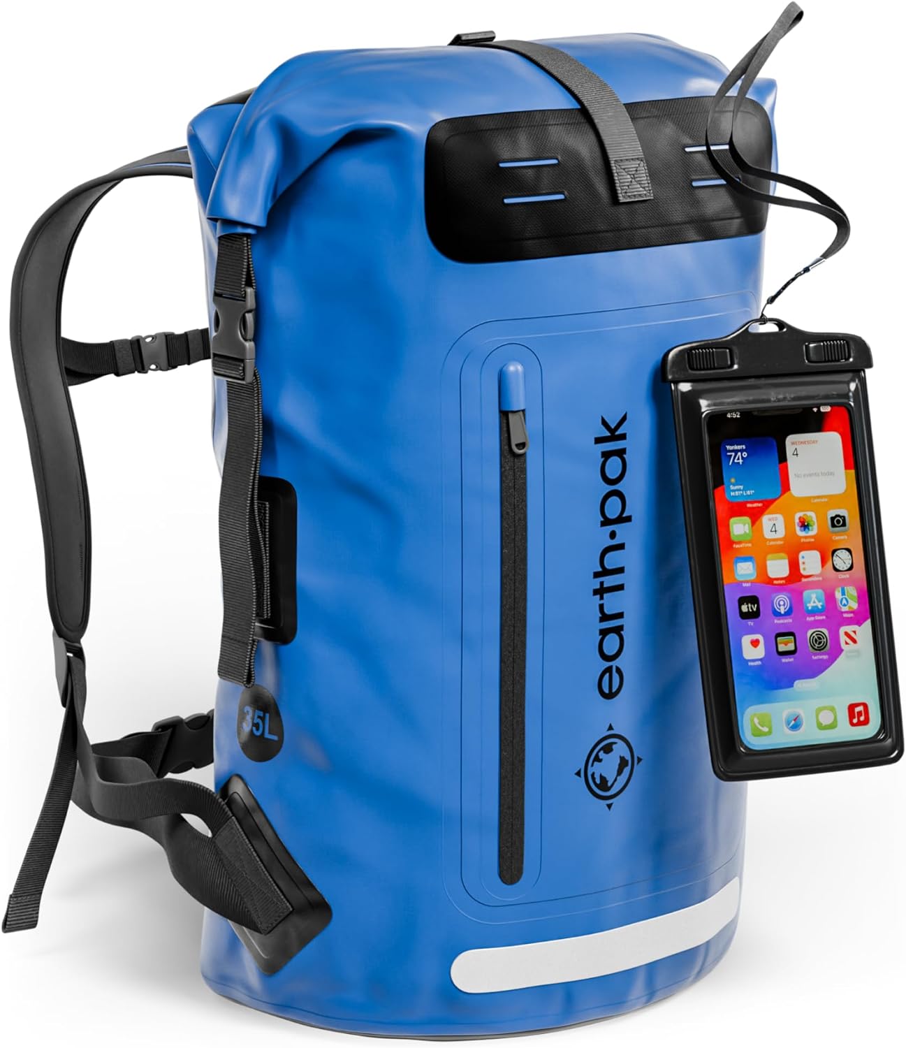 Waterproof Dry Bag Backpack 35L – Kayaking Boating Fishing Rafting Marine
