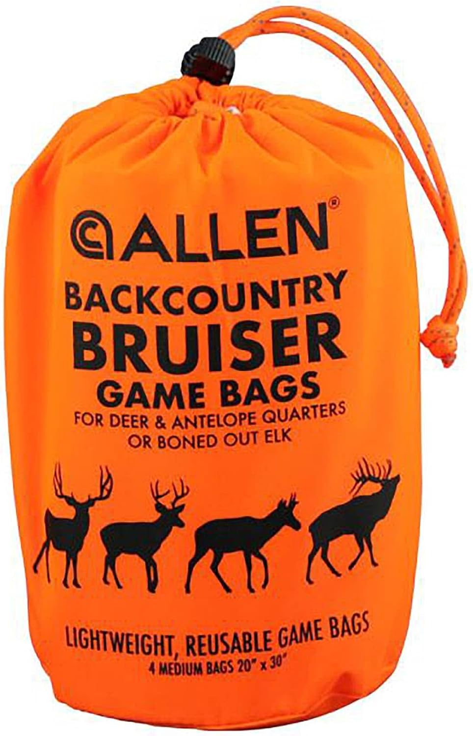 Allen Company Backcountry Quarter Bag – Reusable, Heavy-Duty, Drawstring Hunting Meat Bags – Durable Big Game Bags for Elk, Caribou, Deer