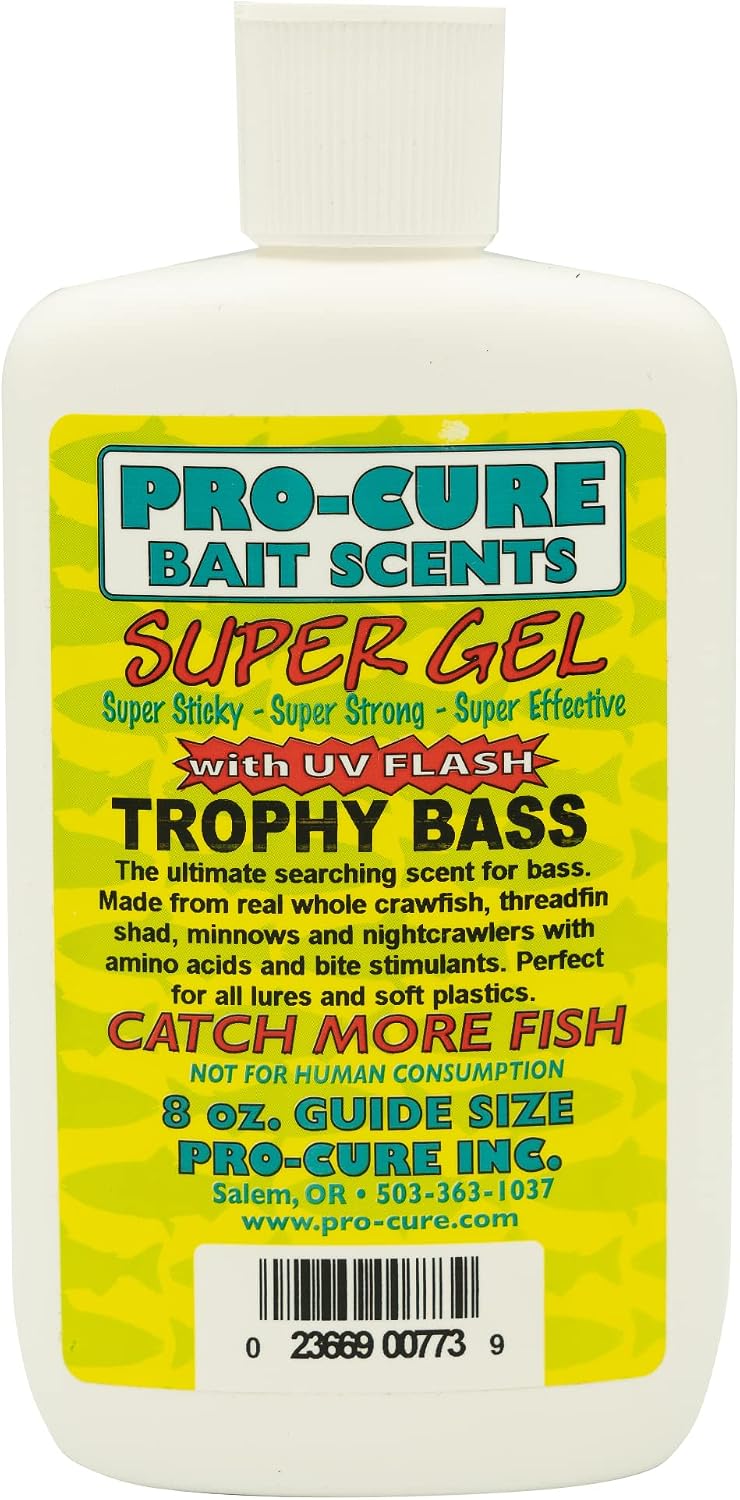Pro-Cure Trophy Bass Super Gel, 8 Ounce