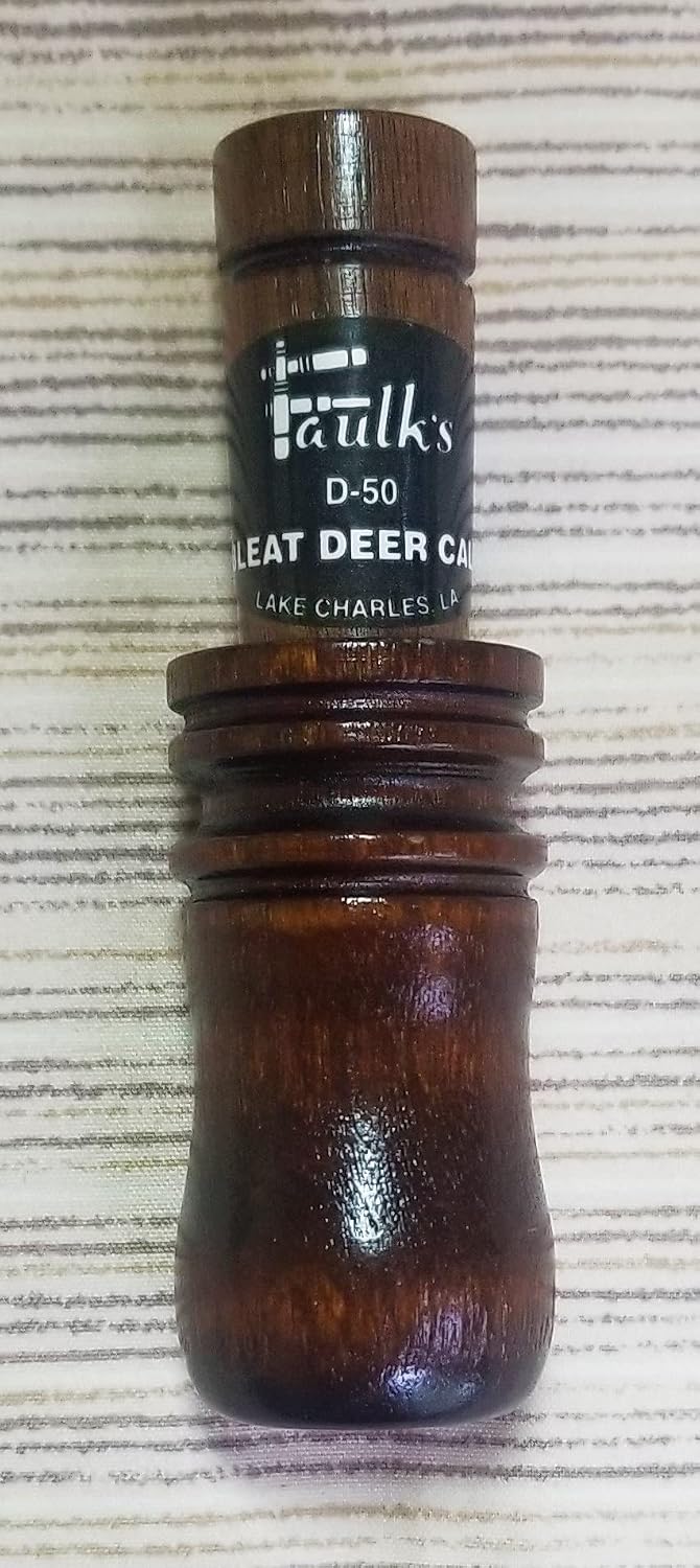 Faulk’s Game Calls Deer Bleat Deer Call D-50, Brown