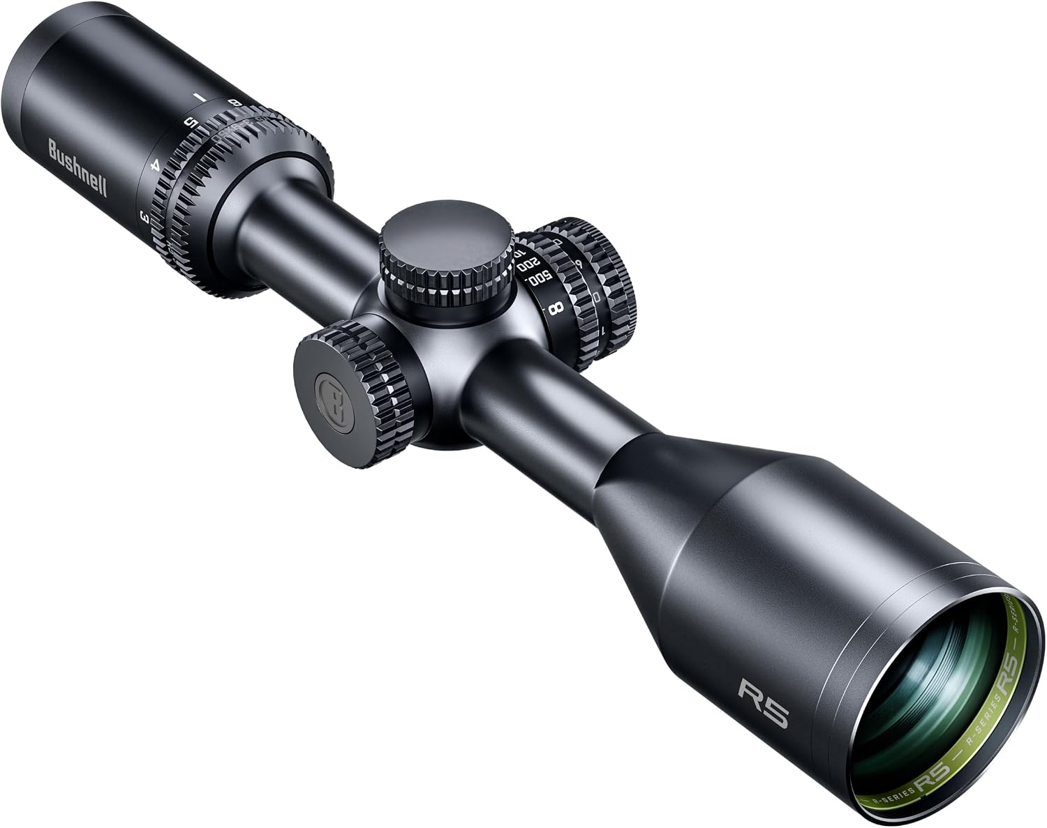 Bushnell R5 Illuminated Riflescope, HD Optical System, Fully-Multi Coated Lenses, EXO Barrier, IPX7 Waterproof