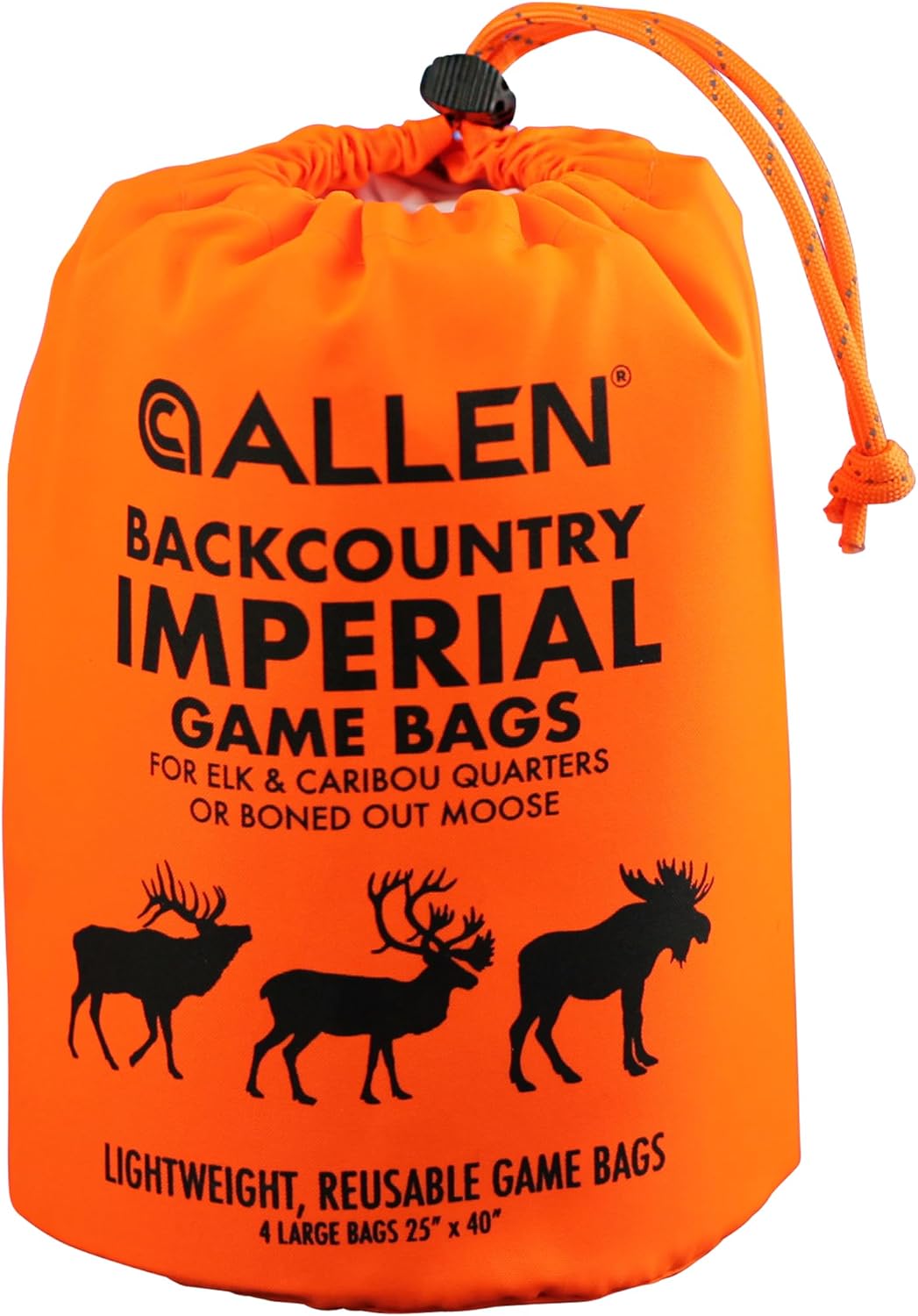 Allen Company Backcountry Quarter Bag – Reusable, Heavy-Duty, Drawstring Hunting Meat Bags – Durable Big Game Bags for Elk, Caribou, Deer