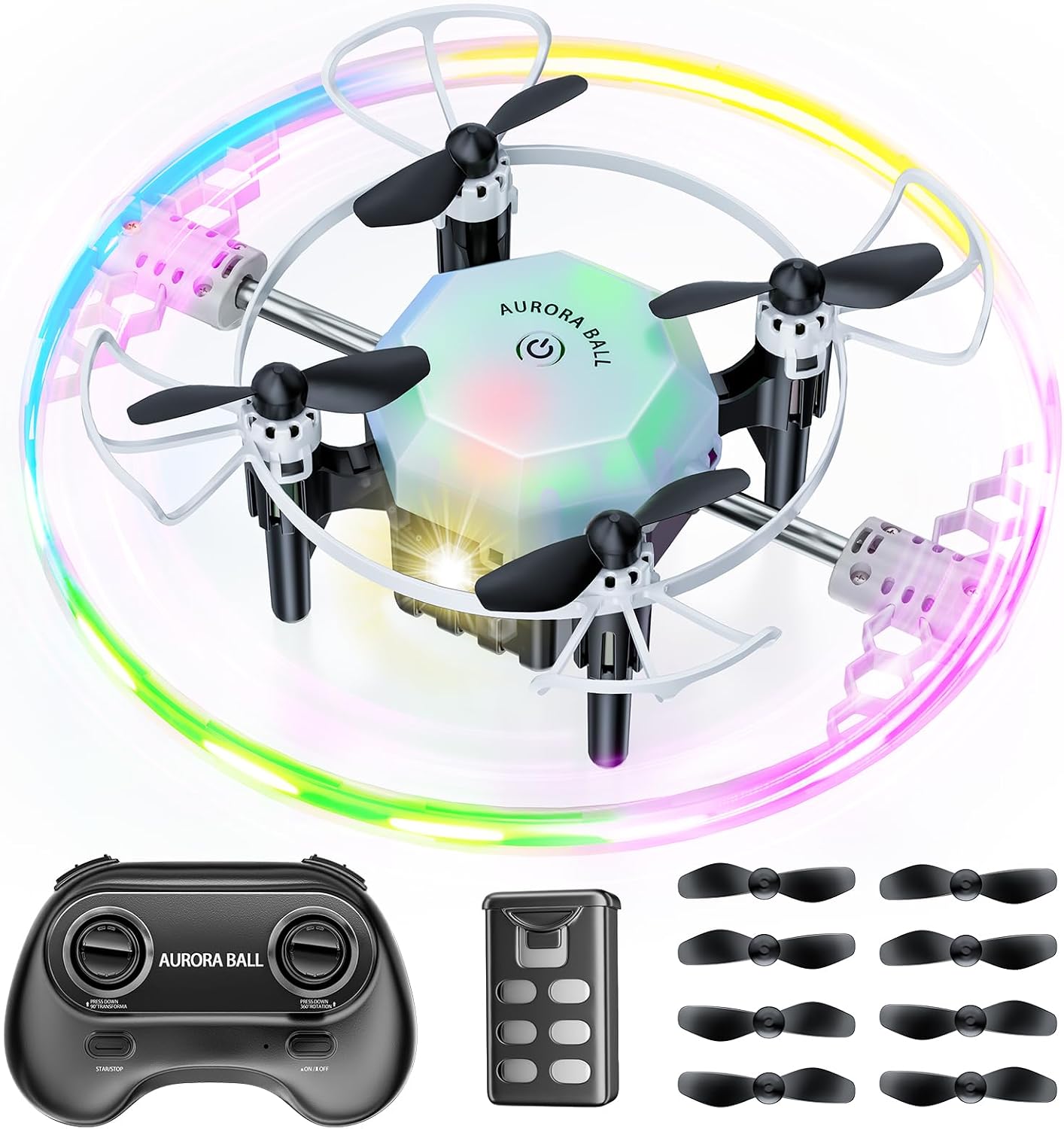 Drones for Kids, 2026 Mini RC Drone Quadcopter with 360 Degree Flip, 90 Degree Surround Flight, 8, 9, 10, 11, 12 Years Old Boys and Girls Ideal Gift Toys