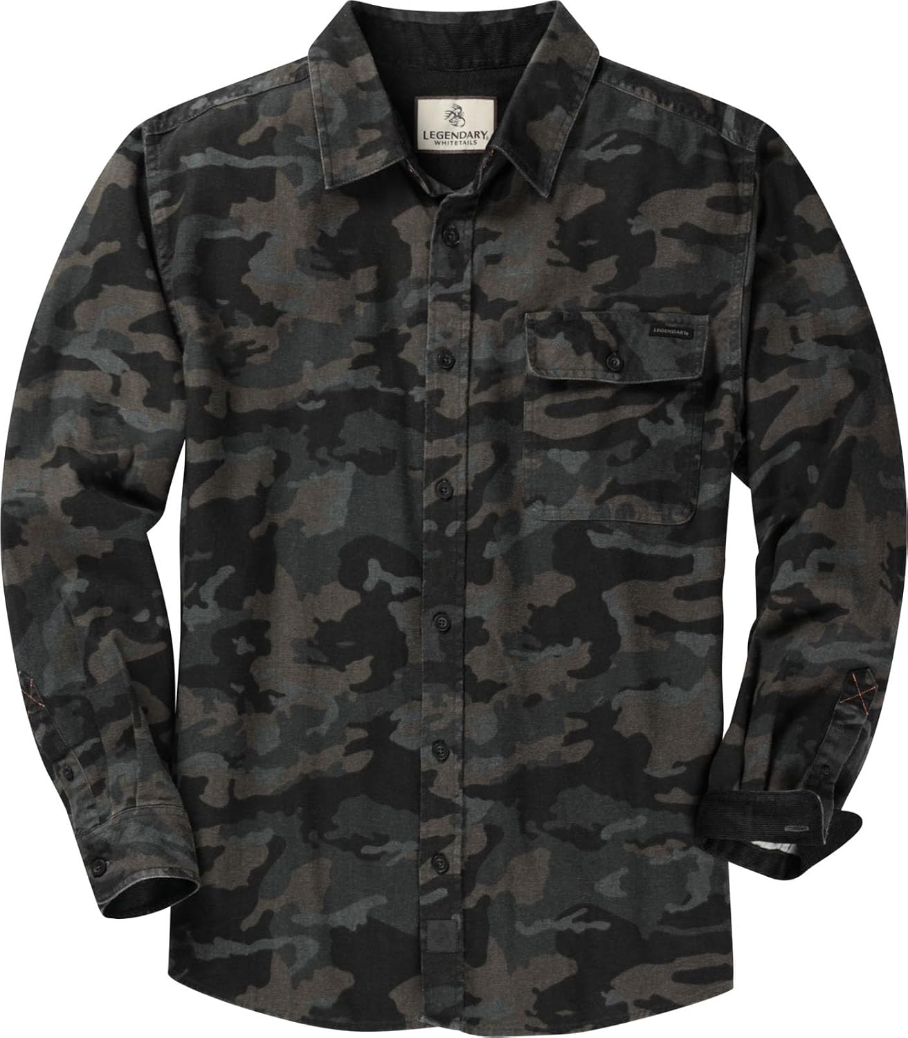 Legendary Whitetails Mens Flannel Long Sleeve Button Down 100% Cotton Shirt