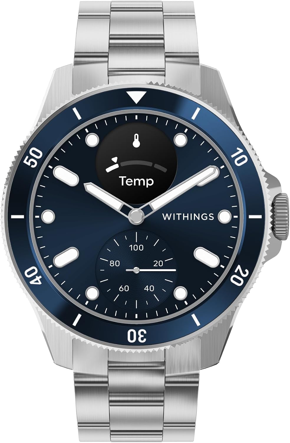 WITHINGS Scanwatch Nova – Heart Health Hybrid Smart Watch for Men & Women – SPO2, Temperature Monitoring, Sleep, Respiratory Health, Cycle Monitoring, 30-day Battery Life, Apple iOS/Android