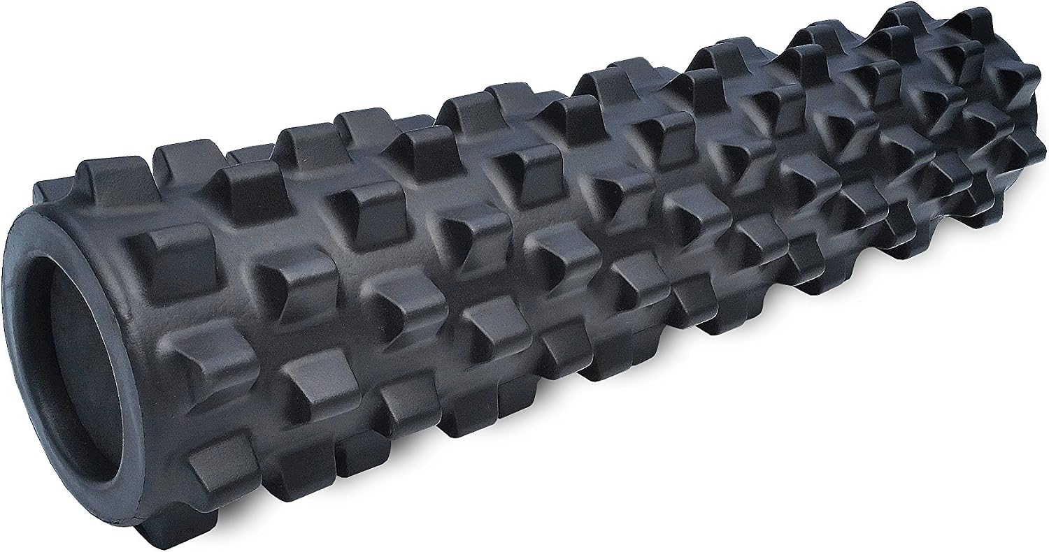 RumbleRoller Extra Firm Foam Roller Deep Tissue Massage Roller for Muscle Recovery (22 Inches Midsize)