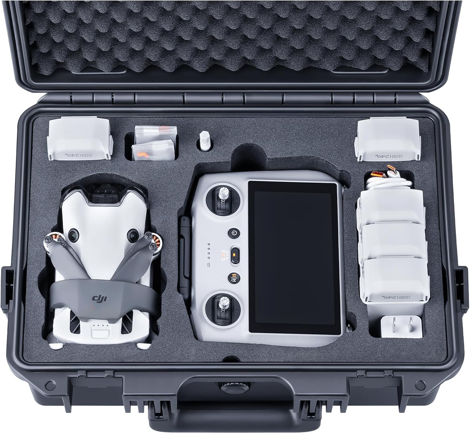 Lykus Titan MM410 Hard Case for DJI Mini 3/3 Pro/Mini 4 Pro and RC2/N3