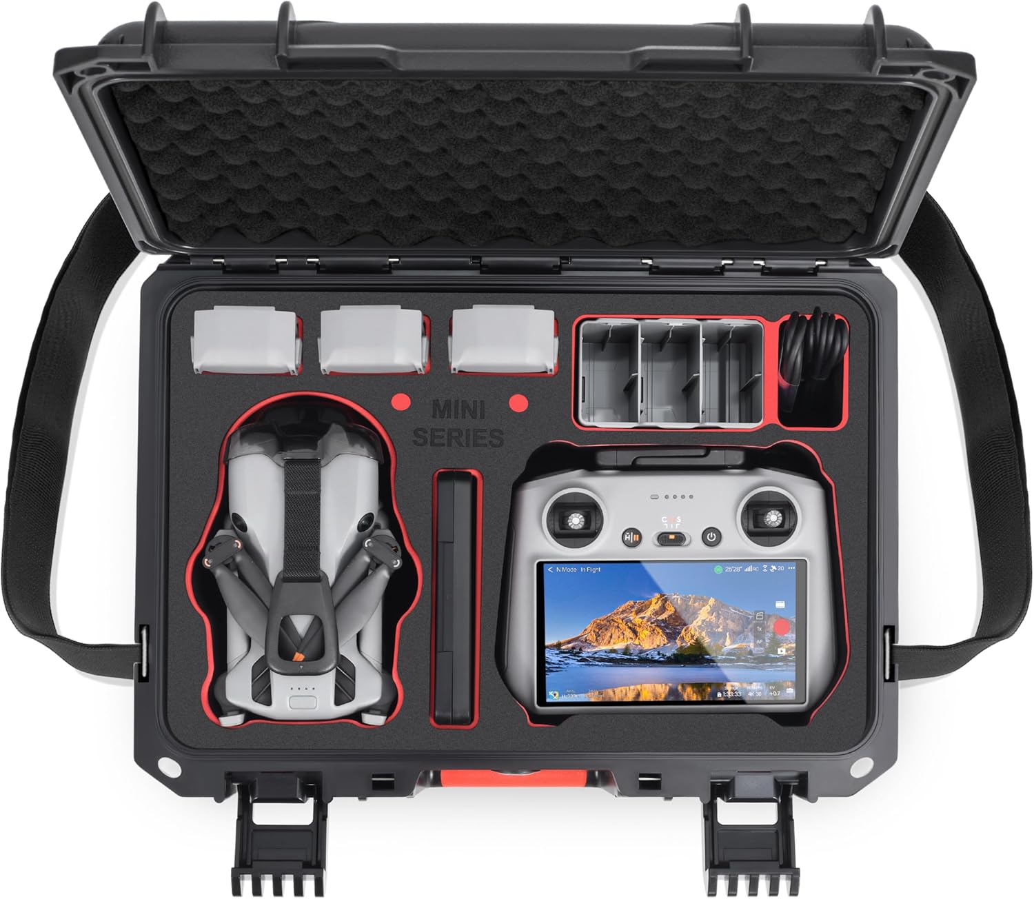 STARTRC Waterproof Hard Carrying Case for DJI Mini 5 Pro Fly More Combo