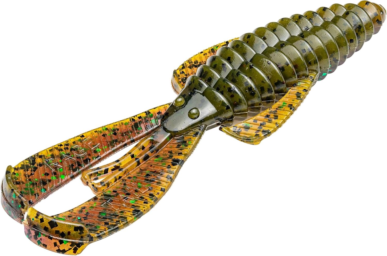 Strike King Rage Bug Fishing Lure, Soft Plastic Grub, Unique Design, Subtle Action