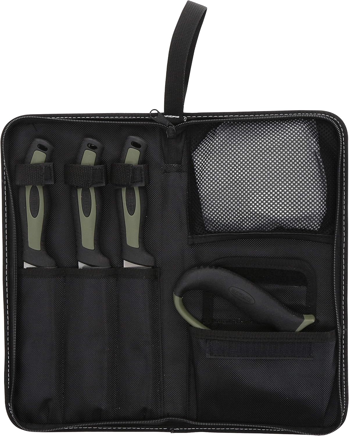 Old Timer Outdoor Kit and Lightweight Field Dressing Kit with Bone Saw, Game Shears, Knife Sharpener, Knives, Gut Hook, and Travel Case for Hunting, Field Dressing, Skinning, Camping, and Outdoors